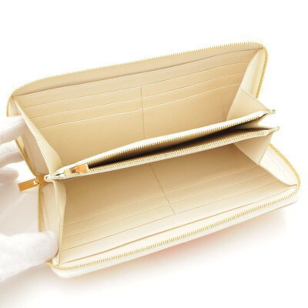 Celine Multifunction Python Long Wallet Ivory Whi… - image 4